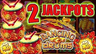 BOOM BOOM BOOM!  Double Jackpots on Dancing Drums in Las Vegas!