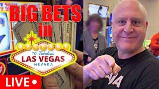 HIGH LIMIT SLOT ALERT!  THE RAJA IS BACK IN VEGAS FOR MORE LIVE SLOT PLAY!