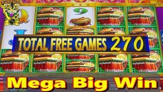 MEGA BIG WIN !! Which would you Choose, 270 FG or 54 Super FG ?LION FESTIVAL Slot (Konami) 栗スロ