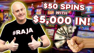 $5,000 IN and $50 SPINS!  SLOT HANDPAY ALERT