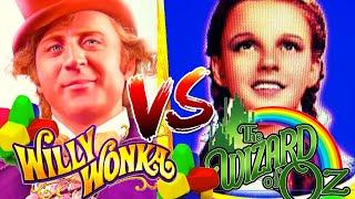 SLOT BATTLE TUESDAY! [EP#12]  WILLY WONKA DREAMERS OF DREAMS VS. WIZARD OF OZ Slot Machine