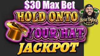 Hold Onto Your Hat Max Bet JACKPOT!! Mighty Cash Outback Bucks ChangeItUp