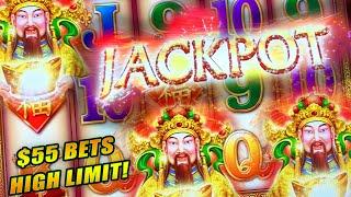 $55 BETS ON HEAVENLY RICHES SLOT MACHINE  HIGH LIMIT  HANDPAY JACKPOTS!