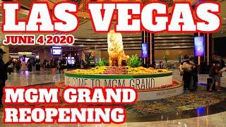 MGM Grand Las Vegas Reopening Safety Procedures Tour