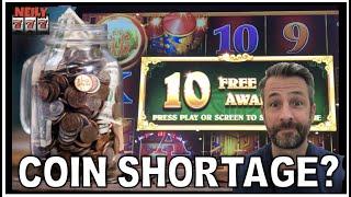 I CASHED IN MY CHANGE JAR  and PLAYED THE SLOTS!