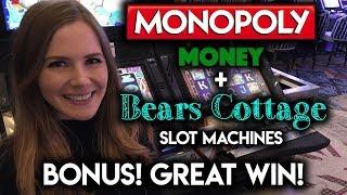 Awesome Bonus WIN! Bears Cottage Slot Machine!