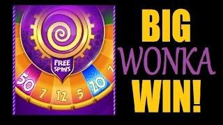 SLOT MACHINE BONUS - WONKA! Willy Wonka 3-Reel Big Win with Retriggers! ~ DProxima