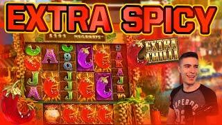 SPICY WIN ON EXTRA CHILLI | BIG WIN ON ONLINE SLOT MACHINE BY BIG TIME GAMING