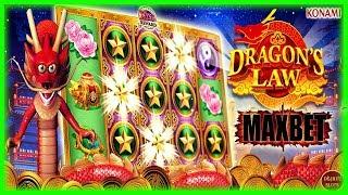 Dragon’s Law Slot Machine | Max Bet Bonus | Live Slot Play •️ Deja Vu Slots