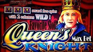 Queens Knight Slot Machine Max Bet Bonus & First attempt on White Panther Slot Win