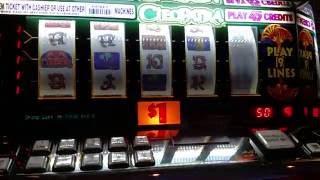 BIG WIN 5 Reel Mechanical High Limit Cleopatra Free spin bonus IGT Slot machine
