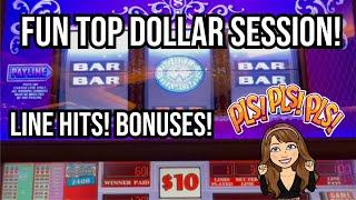 Had a Fun Slot Session on Double Top Dollar Slot Machine at Aria! $30 Bets & Lots of Bonuses!