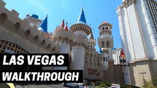 Excalibur Hotel & Casino Walkthrough Tour w/ Shops - Las Vegas 2020