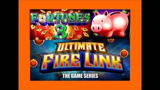 BIG BETS! BONUS ROUNDS! Ultimate Fire Link, Echo Fortunes 3 and Piggy Bankin!