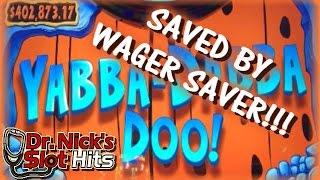 **SAVED BY THE WAGER SAVER!!!/LIVE PLAY!!!** Flintstones Slot Machine