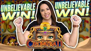 Over a 350X WIN on CLEOPATRA 2 !! This classic old slot was on fire !!!