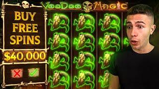 $40,000 Bonus Buy on VOODOO MAGIC  (40K Bonus Buy Series #07)