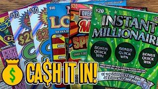 CASH IT IN! $90/TICKETS!  $20 Instant Millionaire + LOTS MORE! TX Lottery Scratch Offs