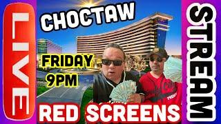 LIVE VGT SLOTS! AND MORERED SCREENS AND HAND PAYS! AT CHOCTAW CASINO IN DURANT!