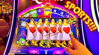 SPORTS STUFF!!! * I GOT 2 PARADES IN A ROW!!! * SPORTS STUFF!!! - New Las Vegas Slot Machine Bonus