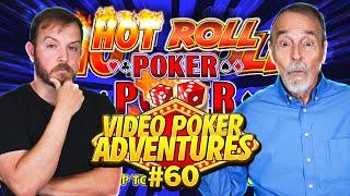 Dealt MONSTER in Hot Roll Poker! Video Poker Adventures 60 • The Jackpot Gents