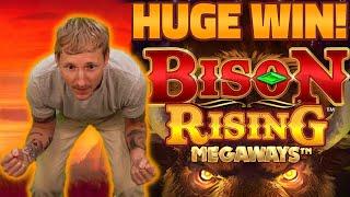 CASINODADDY'S HUGE WIN ON BISON RISING MEGAWAYS (Blueprint Gaming) SLOT