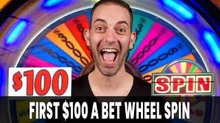 My First $100/Spin JACKPOT on Wheel of Fortune  Woah Nelly!