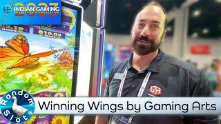 Winning Wings Butterfly Slot Machine by Gaming Arts at #IGTC2023