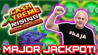 Double Jackpots - Cash Extreme Rising Dual Dragon  $60 Bet Hits Maxi, Major & Minor all at Once!