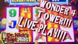 **LIVE PLAY!!!/BONUSES!!!** Wonder 4 Tower Slot Machine