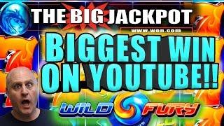 WILD FURY JACKPOT!  $6 MAX BET  BIGGEST WIN ON YOUTUBE!!! | The Big Jackpot