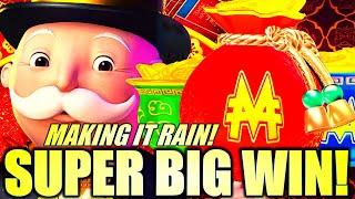SUPER BIG WIN! MAKING IT RAIN!!   $9.40 BET! MONOPOLY LUNAR NEW YEAR Slot Machine (L&W)