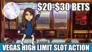 $20-$30 Bets, High Limit Slot Live Play! Old School Pinball, Triple Double Red Hot 7s & Triple Stars