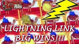 **CAN LIGHTNING STRIKE TWICE?!? BIG WINS!!** Lightning Link Slot Machine