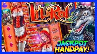 LIL RED HIGH LIMIT SLOT - JACKPOT WILD'S ON THE SCREEN - FREE GAMES JACKPOT