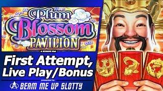 Plum Blossom Pavilion Slot - First Attempt with Live Play, Free Spins and Super Bonus