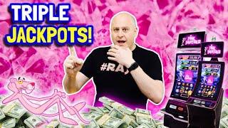Triple Pink Panther Jackpots   Mystical Fortunes Max Bet Bonus Round Jackpots Wins!