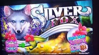 Silver Fox - live play & line hit - Slot Machine Bonus