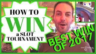 How to Win a Slot Tournament  BIGGEST WIN OF 2017  San Manuel Casino