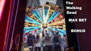 The Walking Dead Live Play Max Bet with BONUS Slot Machine The Cosmopolitan Las Vegas