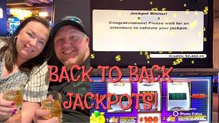 BACK TO BACK JACKPOTS thanks to $100 MR MONEY BAGS! #redscreen