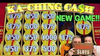 LUCK HAS ARRIVED ON A NEW GAME!! KA-CHING CA$H! FUN FEATURES AND FREE GAMES!