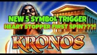 KRONOS (WMS) NEW 5 SYMBOL TRIGGER MEGA WIN. WHAT DID THE FIRST SPIN DO???!!