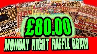 BIG PRIZE DRAW £60.00 FREE SCRATCHCARDS FOR VIEWERS/ SUBSCRIBERS.. WE SHOW WHAT THEY WON THIS WEEK