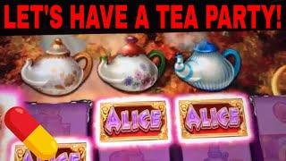 ALICE AND THE MAD TEA PARTY