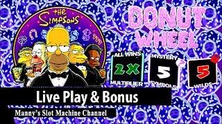 The Simpsons Slot Machine by WMS Live Play and Bonus