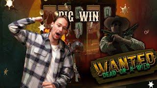 WANTED DEAD OR A WILD SLOT BIGGGG WIN BY OGEE FOR CASINODADDY