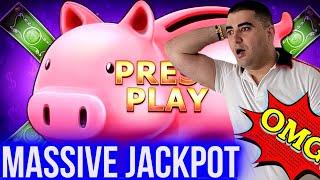 High Limit PIGGY BANKIN Full Screen HUGE JACKPOT | Winning Mega Bucks On Slot | SE-3 | EP-5