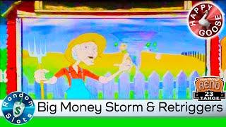 Money Storm Slot Machine Nice Bonus and Retriggers