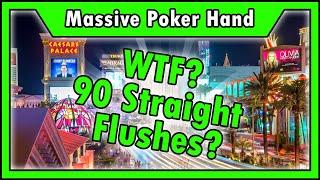 WTF? 90 Straight Flushes? LAS VEGAS Video Poker • The Jackpot Gents